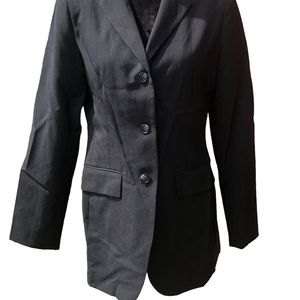 New York & Company Classic Black Stretch Blazer size 8 - Picture 5 of 8